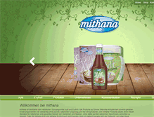 Tablet Screenshot of mithana.com